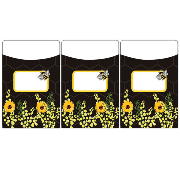 The Hive Library Pockets, 35 Per Pack, 3 Packs