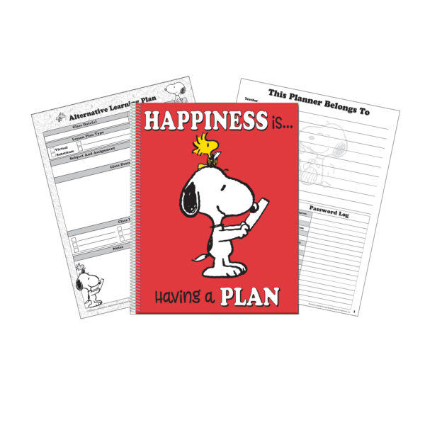 Peanuts Lesson Plan & Record Book, Pack of 2
