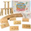 Mathomino Plus & Minus up to 20 Addition & Subtraction Wooden Math Domino Game