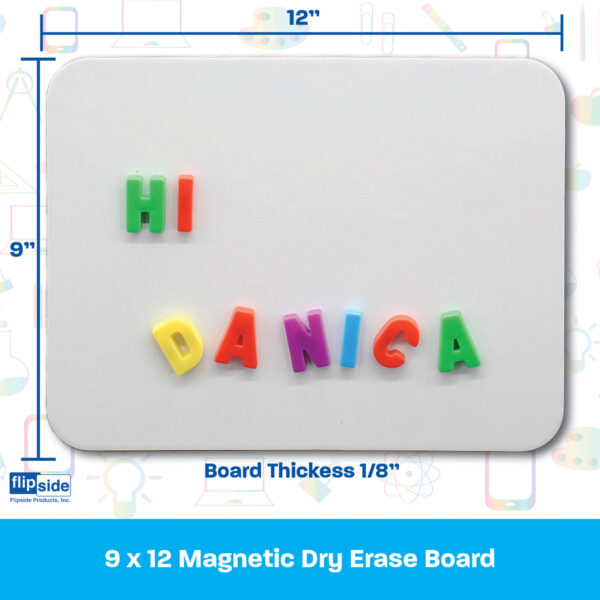 ERSFLP10025-3_3.jpg Magnetic Dry Erase Board, 9" x 12", Pack of 3