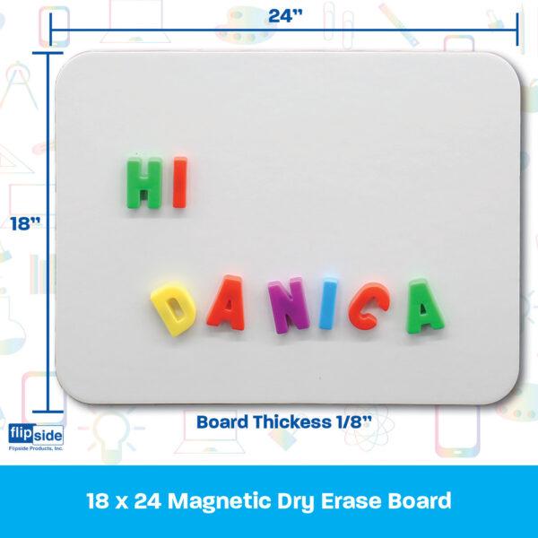ERSFLP10026_3.jpg Magnetic Dry Erase Board, 18" x 24"