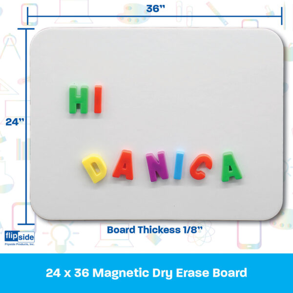 ERSFLP10027_2.jpg Magnetic Dry Erase Board, 24" x 36"