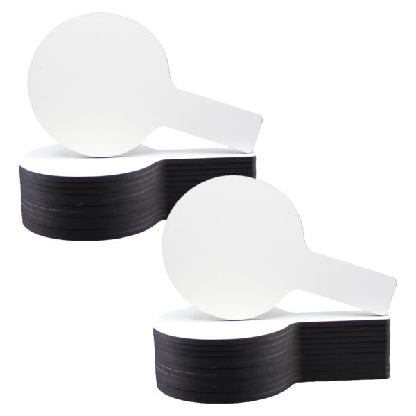 ERSFLP10036-2.jpg Mini Dry Erase Answer Paddles, 5" x 9", 12 Per Pack, 2 Packs