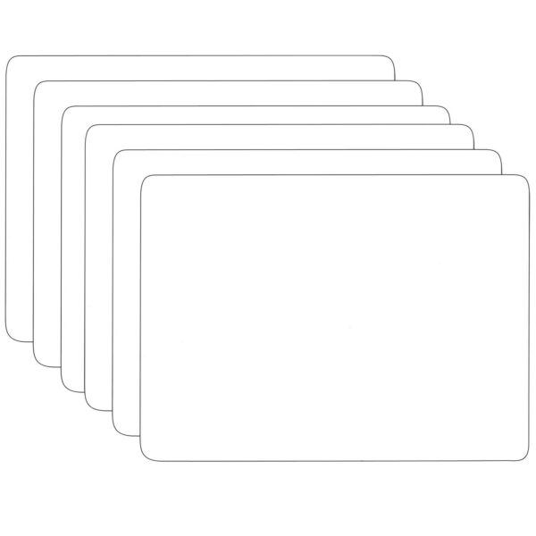 ERSFLP10065-6.jpg Dry Erase Board, 9.5" x 12", Pack of 6