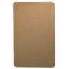 Cork Bulletin Board, 12" x 18", Pack of 6