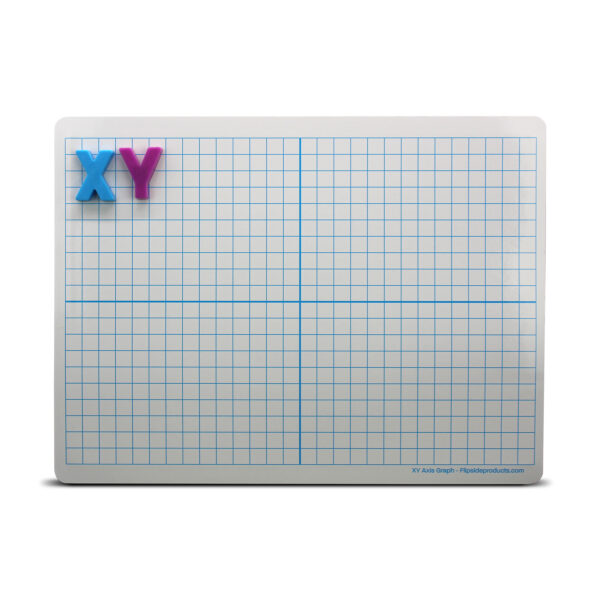 ERSFLP11002_1.jpg Magnetic Dry Erase Learning Mat, Two-Sided XY Axis-Plain, 9" x 12", Pack of 12