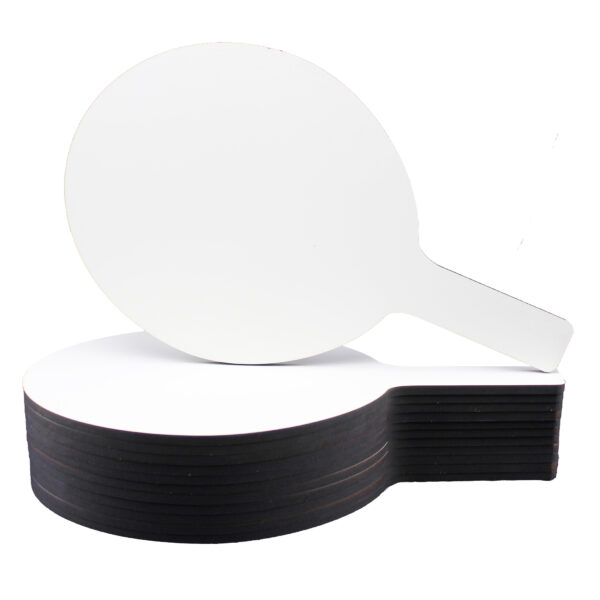 ERSFLP12032.jpg Oval Dry Erase Answer Paddles, 7" x 12", Pack of 12