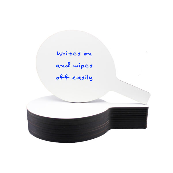 ERSFLP12032_1.jpg Oval Dry Erase Answer Paddles, 7" x 12", Pack of 12