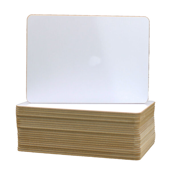 ERSFLP12064.jpg Single-Sided White Dry Erase Boards, 9.5" x 12", Pack of 24
