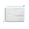 ERSFLP12076_3.jpg Two-Sided Magnetic Dry Erase Board, 9" x 12", Ruled, Pack of 24