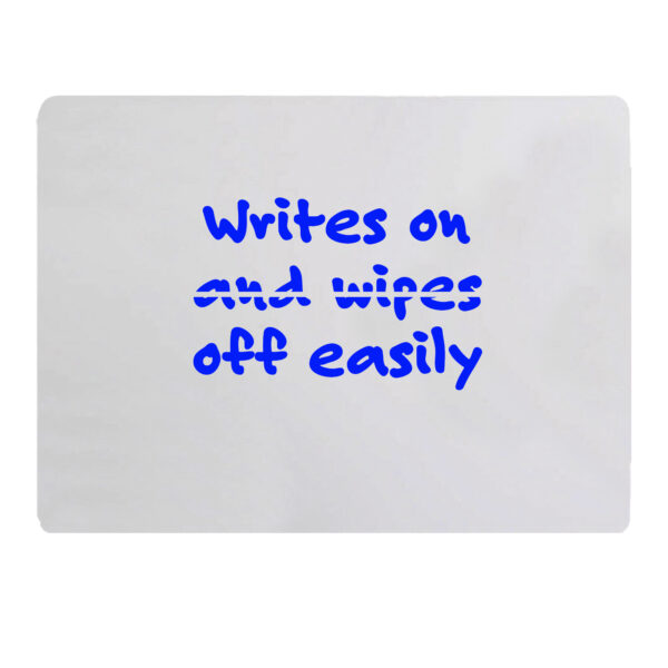 Two-Sided Dry Erase Board, 5" x 7", White, Pack of 12