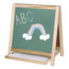 Magnetic Table Top Easel, Chalkboard-Whiteboard, 18.5" x 18"