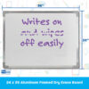 Aluminum Framed Dry Erase Board, 24" x 36"