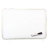 Two-Sided Aluminum Framed, Magnetic Dry Erase Board with Pen, 12" x 17.5", Pack of 3