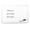 Two-Sided Aluminum Framed, Magnetic Dry Erase Board w-Pen, 9" x 12", Pack of 3