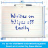 ERSFLP19034-3_4.jpg Two-Sided Primary Ruled-Blank Dry Erase Board with Attached Marker, 9" x 12", Pack of 3
