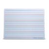 ERSFLP20076.jpg Magnetic Dry Erase Learning Mat, Two-Sided Red & Blue Ruled-Plain, 9" x 12", Pack of 12