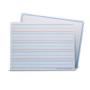 ERSFLP20134.jpg Dry Erase Learning Mat, Two-Sided Red & Blue Ruled-Plain, 9" x 12", Pack of 24