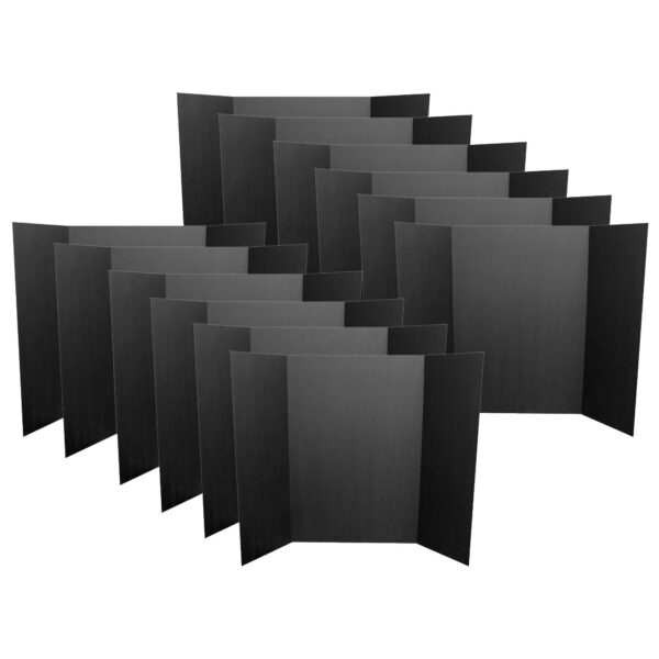 ERSFLP3050824_1.jpg Foam Project Board, 36" x 48", Total Black, Bulk Pack of 24