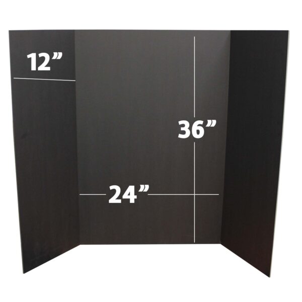 ERSFLP3050824_3.jpg Foam Project Board, 36" x 48", Total Black, Bulk Pack of 24