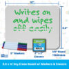 ERSFLP31003_1.jpg Dry Erase Boards (9" x 12") with Colored Pens & Erasers, Set of 12