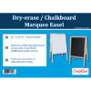 ERSFLP31200_2.jpg Natural White Dry-Erase-Black Chalkboard Marquee Easel, 42" x 24"