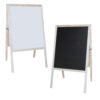 ERSFLP31200_4.jpg Natural White Dry-Erase-Black Chalkboard Marquee Easel, 42" x 24"
