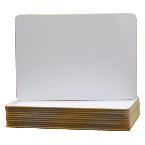 ERSFLP35454.jpg Two-Sided Dry Erase Marker Boards, 6" x 9", Class Pack of 12
