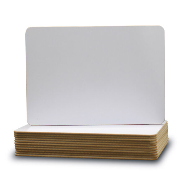 ERSFLP35656.jpg Double-Sided White Dry Erase Board, 5" x 7", Pack of 12