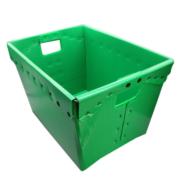 ERSFLP40192_1.jpg Primary Assorted Plastic Storage Postal Tote - 4 Pack