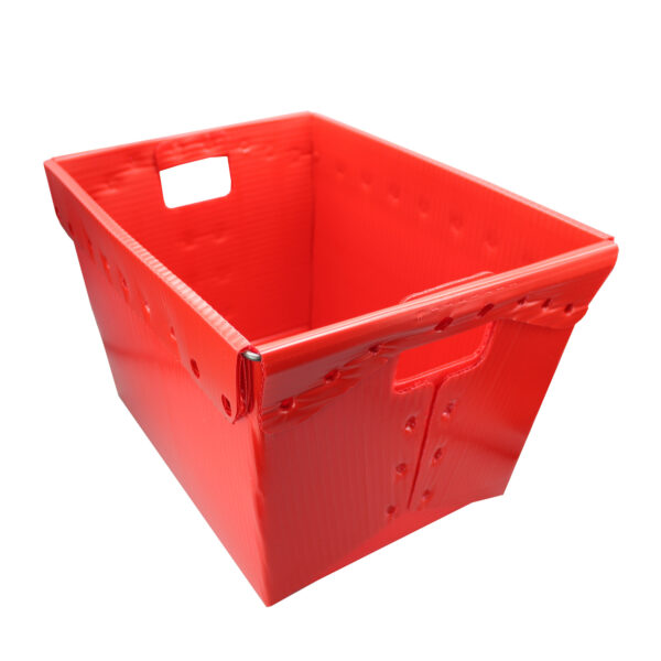 ERSFLP40192_2.jpg Primary Assorted Plastic Storage Postal Tote - 4 Pack