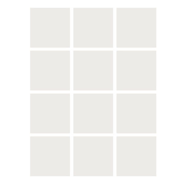 Dry Erase Stickables with Dry Erase Marker, White, 4" x 4", 12 Per Pack, 2 Packs