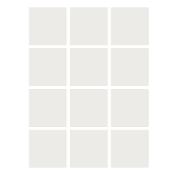 Dry Erase Stickables with Dry Erase Marker, White, 4" x 4", 12 Per Pack, 4 Packs