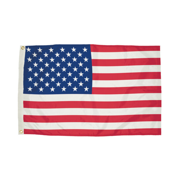 ERSFZ-1002131.jpg Durawavez Nylon Outdoor U.S. Flag with Heading & Grommets, 5' x 8'