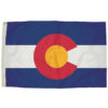 ERSFZ-2052051_2.jpg Durawavez Nylon Outdoor Flag with Heading & Grommets, Colorado, 3ft x 5ft