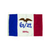 Durawavez Nylon Outdoor Flag with Heading & Grommets, Iowa, 3ft x 5ft