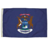 ERSFZ-2212051_2.jpg Durawavez Nylon Outdoor Flag with Heading & Grommets, Michigan, 3ft x 5ft