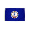 Durawavez Nylon Outdoor Flag with Heading & Grommets, Virginia, 3ft x 5ft