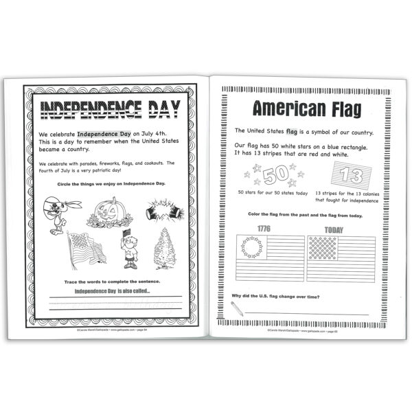 Kindergarten Essentials for Social Studies Reproducible Book