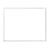 Non-Magnetic Whiteboard with Aluminum Frame, 2'H x 3'W