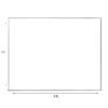 Non-Magnetic Whiteboard with Aluminum Frame, 2'H x 3'W