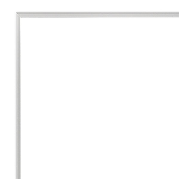 Non-Magnetic Whiteboard with Aluminum Frame, 2'H x 3'W