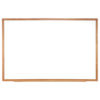 Non-Magnetic Whiteboard with Wood Frame, 2'H x 3'W