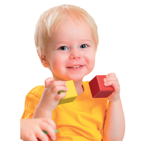 Magicubes Magnetic Building Blocks, Full Color Try Me Recycled, 16 Pieces