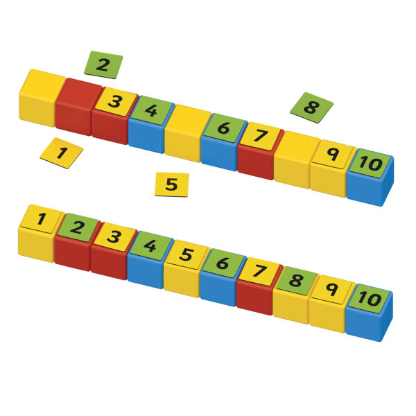Magicube Math Building Set, Recycled, 61 Pieces