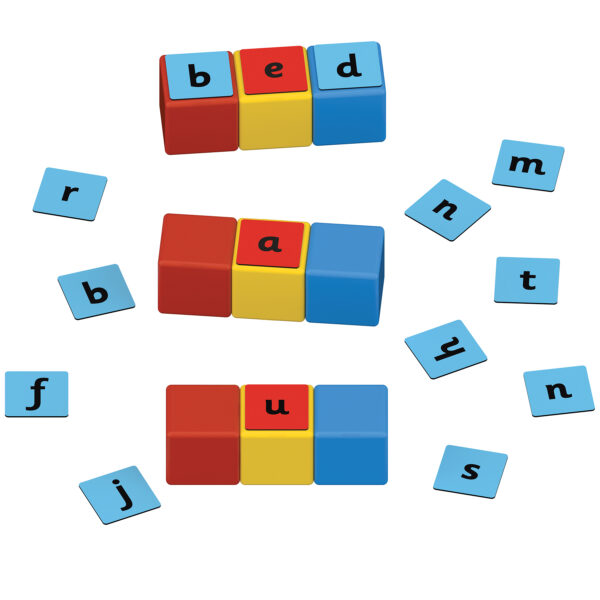 Magicube Word Building Set, Recycled, 55 Pieces