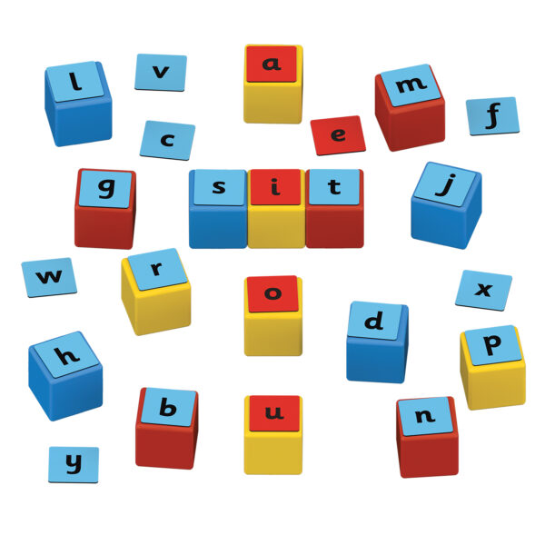 Magicube Word Building Set, Recycled, 79 Pieces