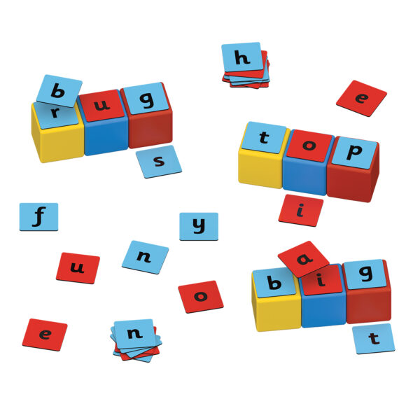 Magicube Word Building Set, Recycled, 79 Pieces