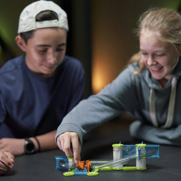 Mechanics Gravity Construction Set, Race Track Recycled, 67 Pieces