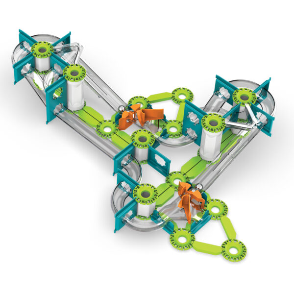 Mechanics Gravity Construction Set, Race Track Recycled, 67 Pieces